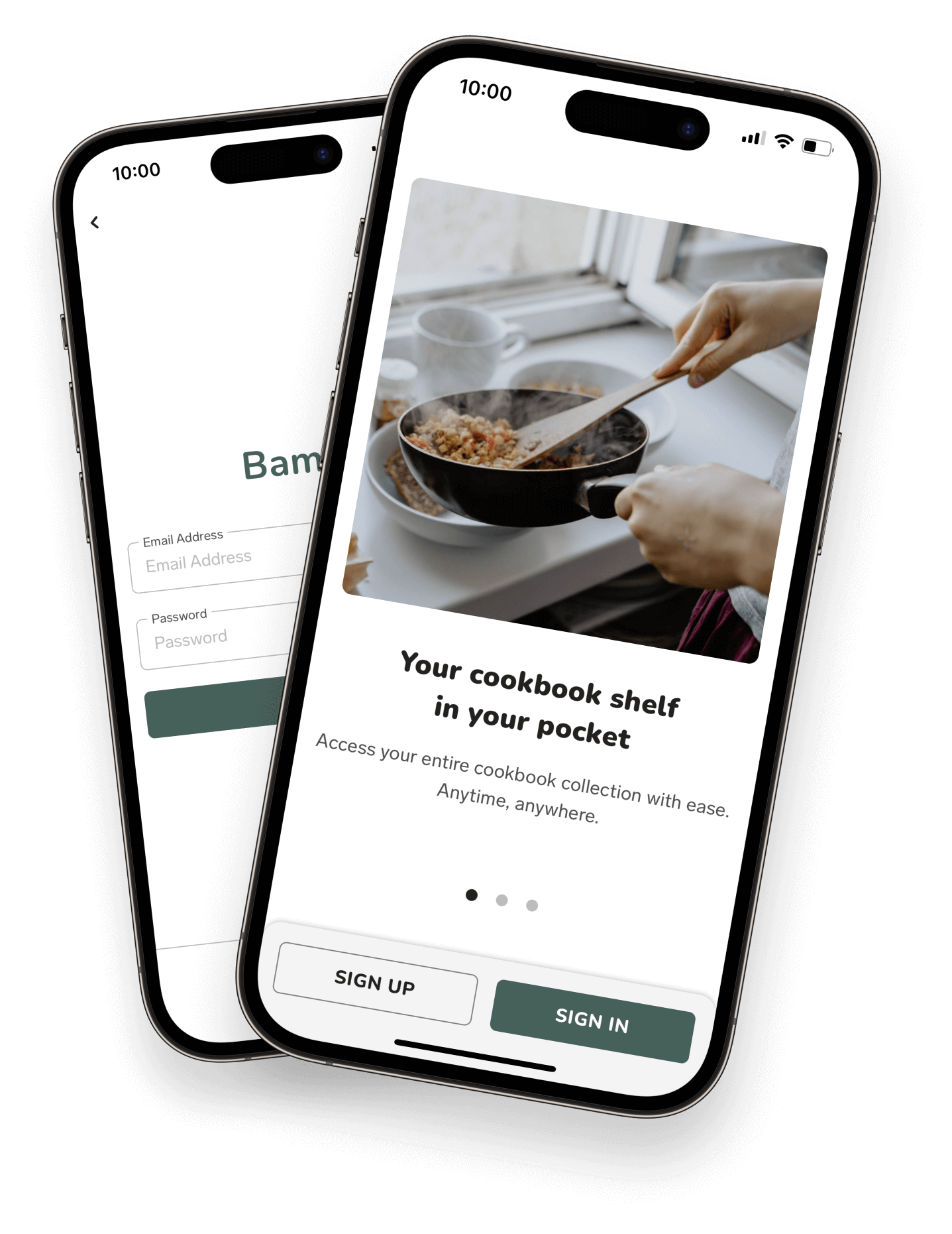 Sign Up Screen - Bamley App